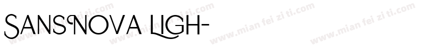 SansNova Ligh字体转换